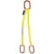 Hsi Two Leg Nylon Bridle Slng, Two Ply, 2in Web W, 2ft L, Oblong Master Link to Oblong, 12,000lb DOO-EE2-802-02 - alternate 1